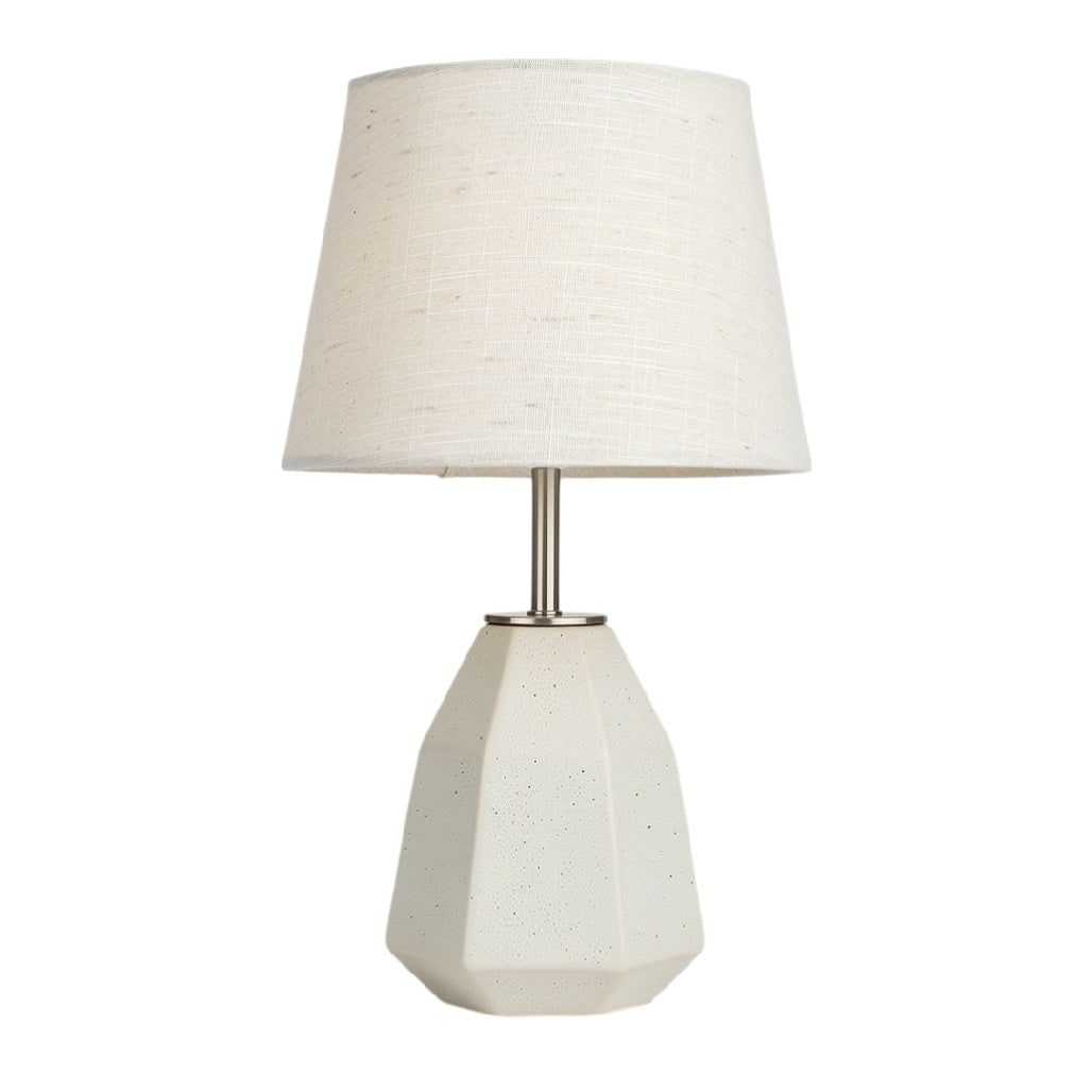 **Lampa stołowa z betonowym kloszem**